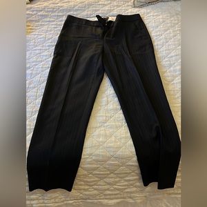 J Crew pinstripe suiting pants, size 0P